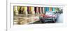 Cuba Fuerte Collection Panoramic - Red Taxi of Havana-Philippe Hugonnard-Framed Photographic Print