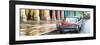 Cuba Fuerte Collection Panoramic - Red Taxi of Havana-Philippe Hugonnard-Framed Photographic Print