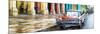 Cuba Fuerte Collection Panoramic - Red Taxi of Havana-Philippe Hugonnard-Mounted Photographic Print