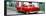 Cuba Fuerte Collection Panoramic - Red Taxi Pontiac 1953-Philippe Hugonnard-Framed Stretched Canvas