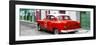 Cuba Fuerte Collection Panoramic - Red Taxi Pontiac 1953-Philippe Hugonnard-Framed Photographic Print