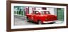 Cuba Fuerte Collection Panoramic - Red Taxi Pontiac 1953-Philippe Hugonnard-Framed Photographic Print