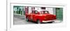 Cuba Fuerte Collection Panoramic - Red Taxi Pontiac 1953-Philippe Hugonnard-Framed Photographic Print