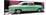 Cuba Fuerte Collection Panoramic - Retro Green Car-Philippe Hugonnard-Stretched Canvas