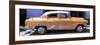 Cuba Fuerte Collection Panoramic - Retro Orange Car-Philippe Hugonnard-Framed Photographic Print