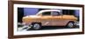 Cuba Fuerte Collection Panoramic - Retro Orange Car-Philippe Hugonnard-Framed Photographic Print