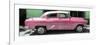 Cuba Fuerte Collection Panoramic - Retro Pink Car-Philippe Hugonnard-Framed Photographic Print