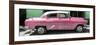 Cuba Fuerte Collection Panoramic - Retro Pink Car-Philippe Hugonnard-Framed Photographic Print