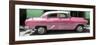 Cuba Fuerte Collection Panoramic - Retro Pink Car-Philippe Hugonnard-Framed Photographic Print