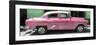 Cuba Fuerte Collection Panoramic - Retro Pink Car-Philippe Hugonnard-Framed Photographic Print