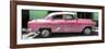 Cuba Fuerte Collection Panoramic - Retro Pink Car-Philippe Hugonnard-Framed Photographic Print