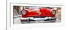Cuba Fuerte Collection Panoramic - Retro Red Car in Havana-Philippe Hugonnard-Framed Photographic Print