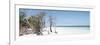 Cuba Fuerte Collection Panoramic - Sandy Beach Pastel Blue-Philippe Hugonnard-Framed Photographic Print