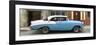 Cuba Fuerte Collection Panoramic - Skyblue Vintage American Car-Philippe Hugonnard-Framed Photographic Print