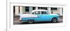 Cuba Fuerte Collection Panoramic - Skyblue Vintage Car-Philippe Hugonnard-Framed Photographic Print