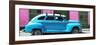 Cuba Fuerte Collection Panoramic - Skyblue Vintage Car-Philippe Hugonnard-Framed Photographic Print