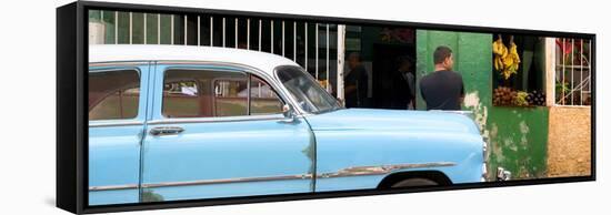 Cuba Fuerte Collection Panoramic - Street Scene-Philippe Hugonnard-Framed Stretched Canvas