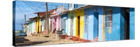 Cuba Fuerte Collection Panoramic - Trinidad Colorful Street Scene-Philippe Hugonnard-Stretched Canvas