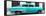 Cuba Fuerte Collection Panoramic - Turquoise Bel Air Classic Car-Philippe Hugonnard-Framed Stretched Canvas