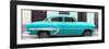 Cuba Fuerte Collection Panoramic - Turquoise Bel Air Classic Car-Philippe Hugonnard-Framed Photographic Print