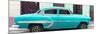 Cuba Fuerte Collection Panoramic - Turquoise Bel Air Classic Car-Philippe Hugonnard-Mounted Photographic Print