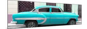 Cuba Fuerte Collection Panoramic - Turquoise Bel Air Classic Car-Philippe Hugonnard-Mounted Photographic Print