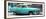 Cuba Fuerte Collection Panoramic - Turquoise Chevy-Philippe Hugonnard-Framed Premium Photographic Print