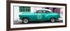 Cuba Fuerte Collection Panoramic - Turquoise Pontiac 1953 Original Classic Car-Philippe Hugonnard-Framed Photographic Print