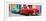 Cuba Fuerte Collection Panoramic - Two Classic Red and Turquoise Cars-Philippe Hugonnard-Framed Photographic Print