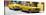 Cuba Fuerte Collection Panoramic - Two Yellow Cars in Havana-Philippe Hugonnard-Stretched Canvas