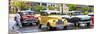 Cuba Fuerte Collection Panoramic - Vintage American Car Taxi of Havana-Philippe Hugonnard-Mounted Premium Photographic Print