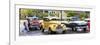 Cuba Fuerte Collection Panoramic - Vintage American Car Taxi of Havana-Philippe Hugonnard-Framed Photographic Print