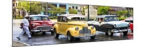 Cuba Fuerte Collection Panoramic - Vintage American Car Taxi of Havana-Philippe Hugonnard-Mounted Photographic Print