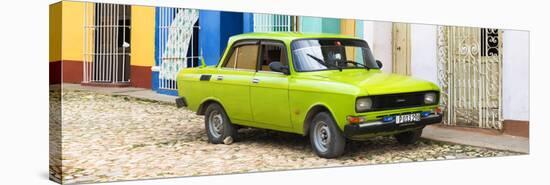 Cuba Fuerte Collection Panoramic - Vintage Car in Trinidad-Philippe Hugonnard-Stretched Canvas