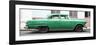 Cuba Fuerte Collection Panoramic - Vintage Green Car-Philippe Hugonnard-Framed Photographic Print