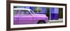 Cuba Fuerte Collection Panoramic - Vintage Hot Pink Car of Havana-Philippe Hugonnard-Framed Photographic Print