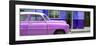 Cuba Fuerte Collection Panoramic - Vintage Hot Pink Car of Havana-Philippe Hugonnard-Framed Photographic Print