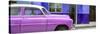Cuba Fuerte Collection Panoramic - Vintage Hot Pink Car of Havana-Philippe Hugonnard-Stretched Canvas