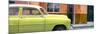 Cuba Fuerte Collection Panoramic - Vintage Lime Green Car of Havana-Philippe Hugonnard-Mounted Photographic Print