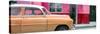 Cuba Fuerte Collection Panoramic - Vintage Orange Car of Havana-Philippe Hugonnard-Stretched Canvas