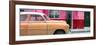 Cuba Fuerte Collection Panoramic - Vintage Orange Car of Havana-Philippe Hugonnard-Framed Photographic Print