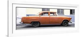 Cuba Fuerte Collection Panoramic - Vintage Orange Car-Philippe Hugonnard-Framed Photographic Print