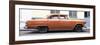 Cuba Fuerte Collection Panoramic - Vintage Orange Car-Philippe Hugonnard-Framed Photographic Print