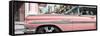 Cuba Fuerte Collection Panoramic - Vintage Pink Car "Streetmachine"-Philippe Hugonnard-Framed Stretched Canvas