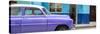 Cuba Fuerte Collection Panoramic - Vintage Purple Car of Havana-Philippe Hugonnard-Stretched Canvas