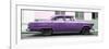 Cuba Fuerte Collection Panoramic - Vintage Purple Car-Philippe Hugonnard-Framed Photographic Print