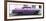 Cuba Fuerte Collection Panoramic - Vintage Purple Car-Philippe Hugonnard-Framed Photographic Print