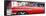 Cuba Fuerte Collection Panoramic - Vintage Red Car "Streetmachine"-Philippe Hugonnard-Framed Stretched Canvas