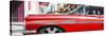 Cuba Fuerte Collection Panoramic - Vintage Red Car "Streetmachine"-Philippe Hugonnard-Stretched Canvas