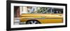 Cuba Fuerte Collection Panoramic - Vintage Yellow Car "Streetmachine"-Philippe Hugonnard-Framed Photographic Print